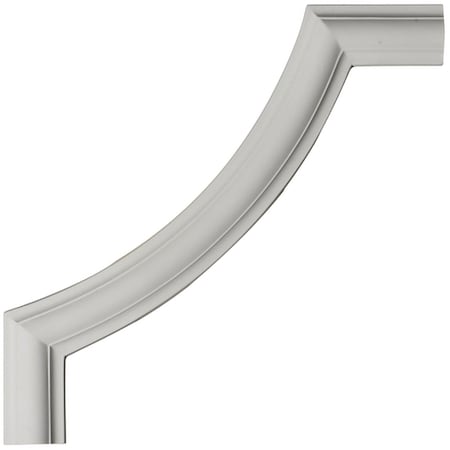 Ekena Millwork Panel Molding Corner, Polyurethane, 12 in H, 12 in W PML12X12AS
